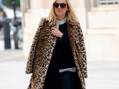 Csapj le Fearne Cotton menő leopárdmintás kabátjára a GLAMOUR-napokon!