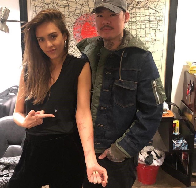Jessica Alba tetoválásai