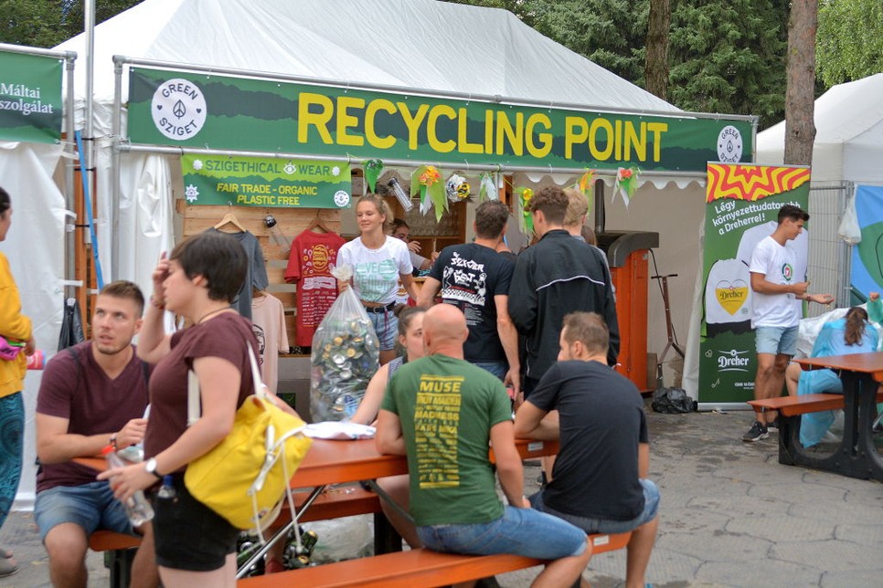 A Sziget idén is minden lehetőséget megragad arra, hogy a zöld szemléletet népszerűsítse és gyakorolja