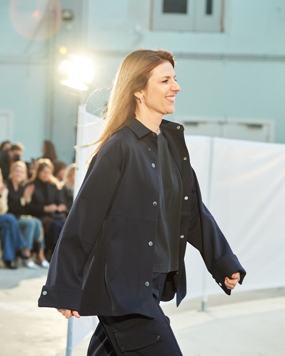 Áron Eszter a Copenhagen Fashion Weeken bemutatott kollekciójának fináléjában