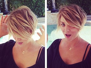 Kaley Cuoco beadott egy J-Law frizuraváltást!