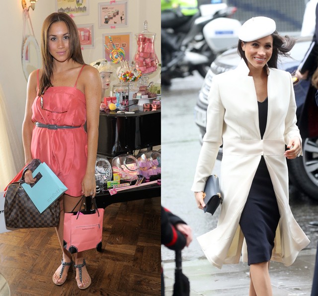 Meghan Markle régen és most