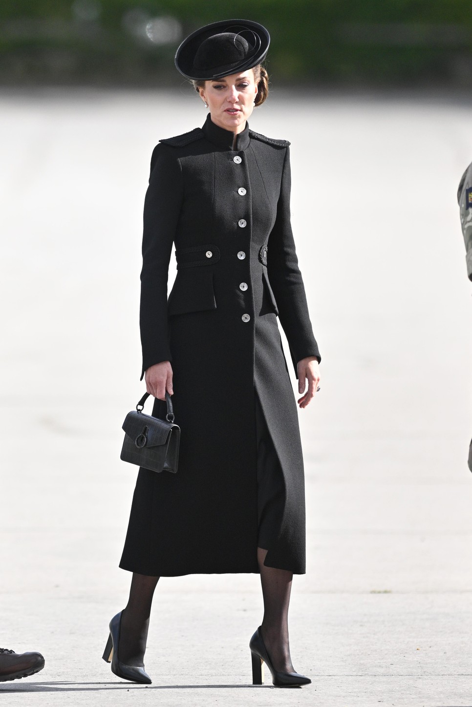 Katalin hercegné ismét nagyon elegánsan tisztelgett Erzsébet királynő emléke előtt