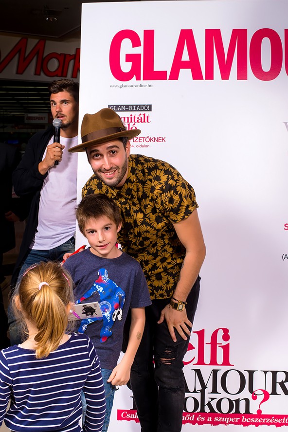 Király Viktor a GLAMOUR és az ARÉNA Pláza közös Stylistversenyén