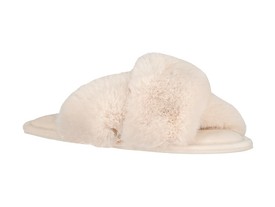 F&Ffehér szőrmés papucs: 2990 Ft
