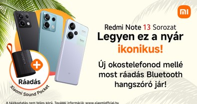 Legyen ez a nyár ikonikus a Redmi Note 13 sorozattal!