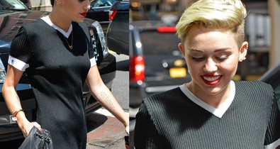 Miley Cyrus megint melltartó nélkül, megint villant