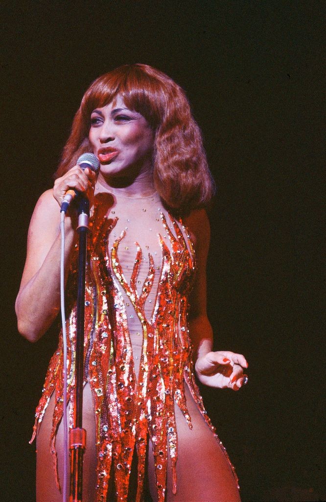 Tina Turner Bob Mackie-kreációban, 1979