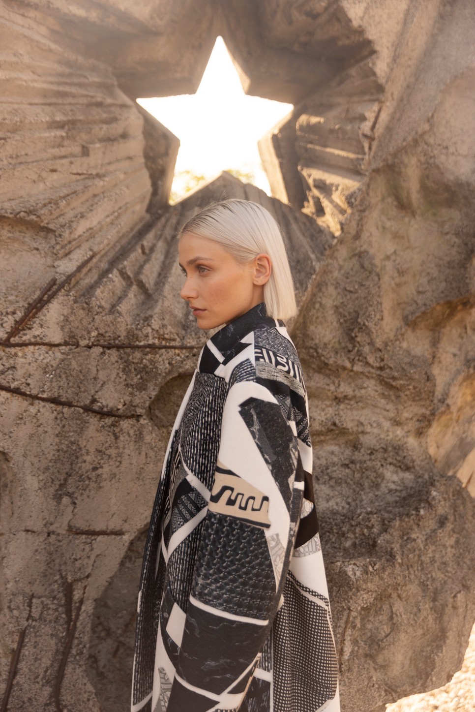 Memento Park Fotó: Martin Wanda, Patchwork mintás kabát THE FOUR