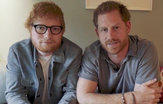 Összefogtak a vörösek: Harry herceg és Ed Sheeran vicces videóban beszélnek komoly dolgokról