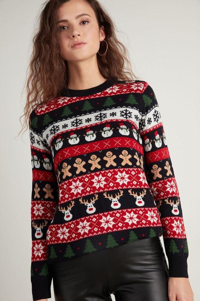 Karácsonyi mintás hosszú ujjú felső TEZENIS 6 990 Ft