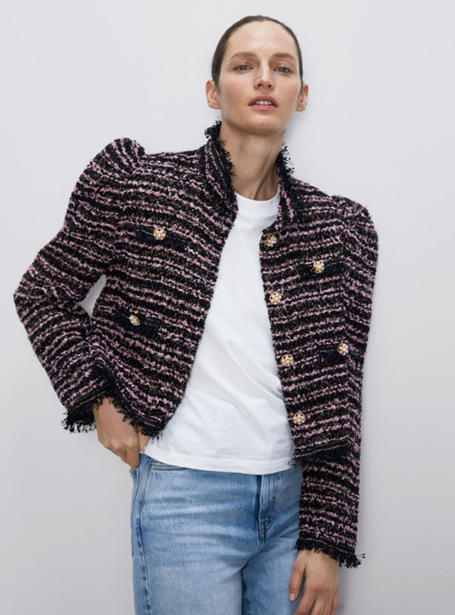 7. Puffos ujjú blézer ZARA 16995 Ft