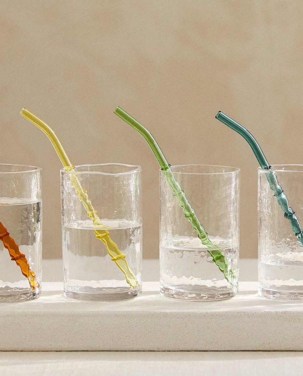 Bambusz utánzatú üvegszívószál – ZARA HOME – 5.595 Ft