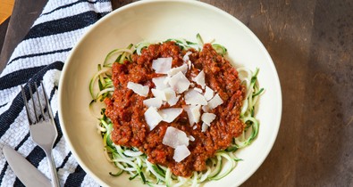 Ezt a tésztát büntetlenül eheted: Bolognai cukkinispagetti