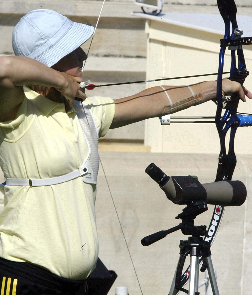 Cornelia Pfohl hét hónapos várandós volt gyermekével 2004-ben