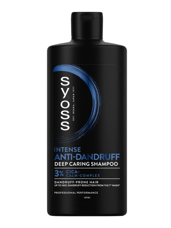 Intense Anti-Dandruff korpásodás elleni sampon SYOSS 1632 Ft/440 ml (3,71 Ft/1 ml) minden ROSSMANN üzletben, Online Drogériában és mobilapplikáción, GLAMOUR-kuponnal 25% kedvezménnyel 1224Ft