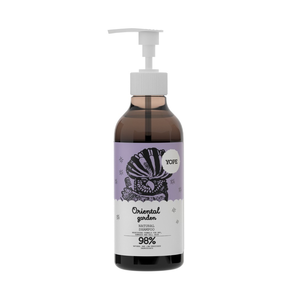 Keleti virágoskert sampon száraz, sérült hajra YOPE 1990 Ft/300 ml