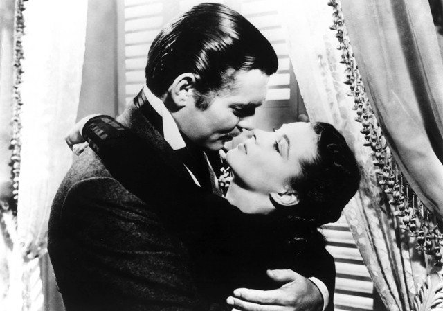 Elfújta a szél: Clarke Gable csókja Vivien Leigh-nek