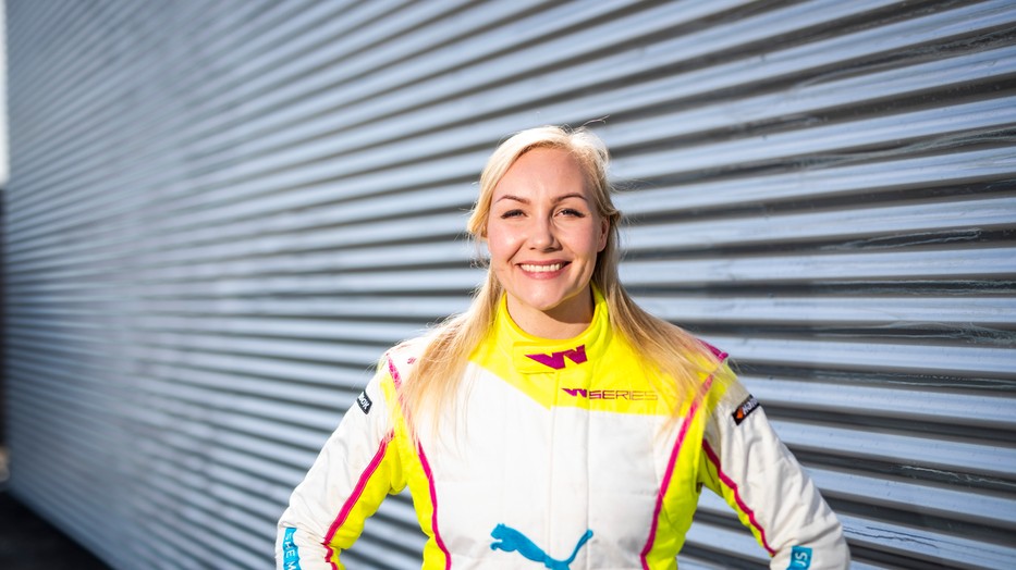 Emma Kimiläinen, a W Series versenyzője