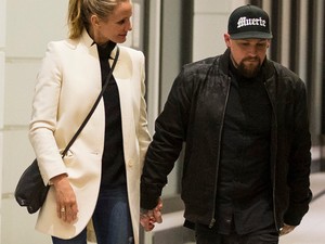 Tényleg várandós? Cameron Diaz takargatja a hasát