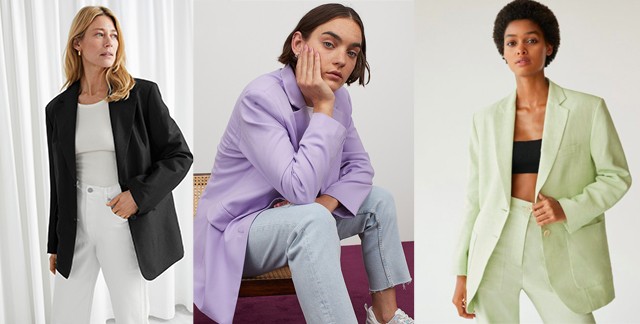 Fekete & OTHER STORIES 179 euró, lila H&M 9995 Ft, len MANGO 27 995 Ft