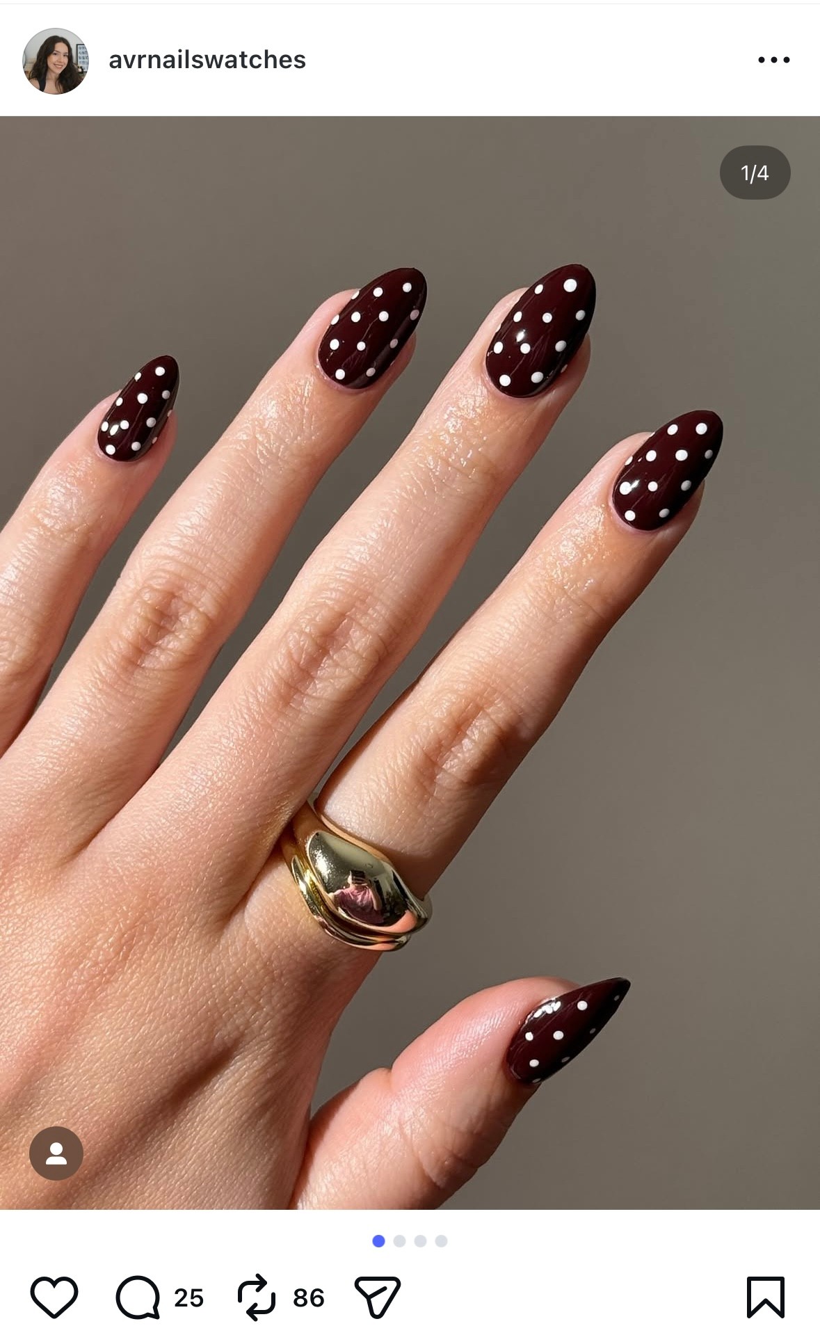 Barna pöttyös körmök 