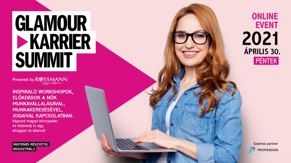 Jön a GLAMOUR Karrier Summit - Regisztrálj most az ingyenes online konferenciára