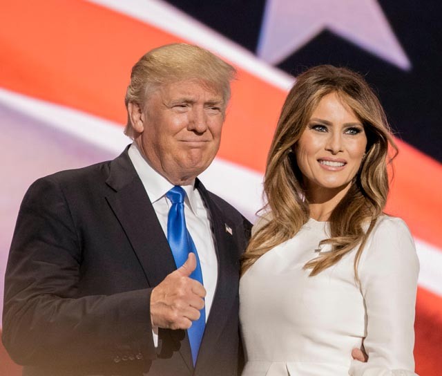Melania Trump, Donald Trump beiktatási ceremónia, ruha