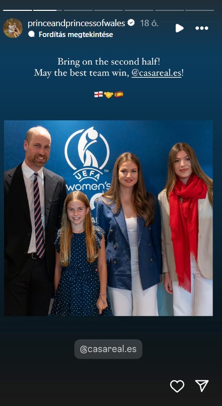 Vilmos herceg és Sarolta hercegnő Leonóra hercegnővel és Sofía infánsnővel