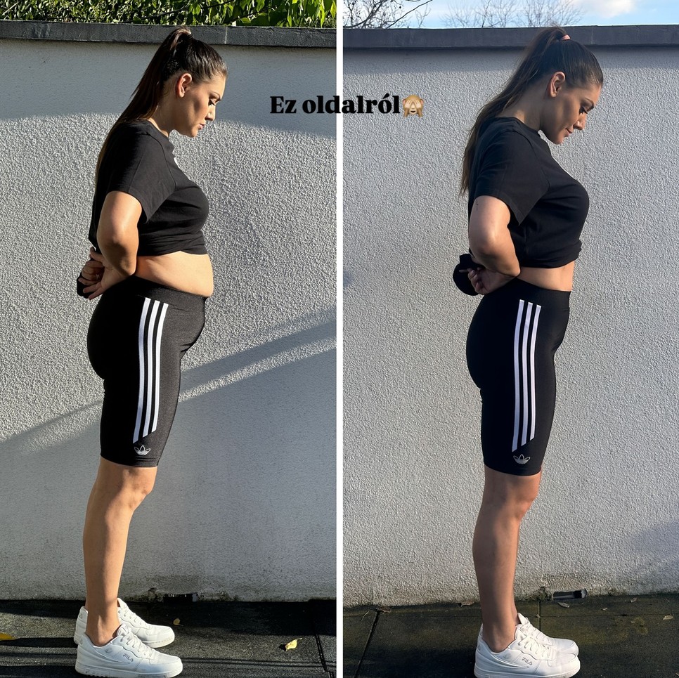 Kulcsár Edina fogyása előtte-utána fotókon