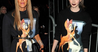 Lily Collins és Anna Dello Russo mindketten Bambi-rajongók