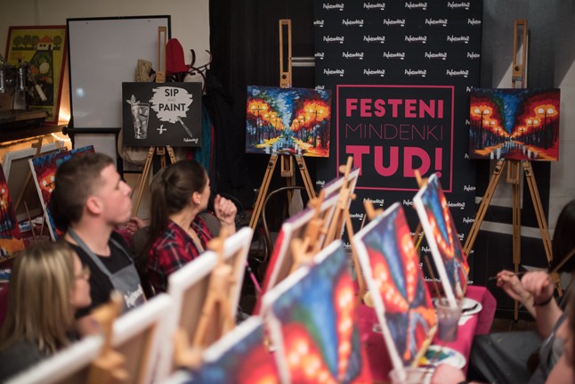 paintcocktail, festés, festmény, program, ital, koktél