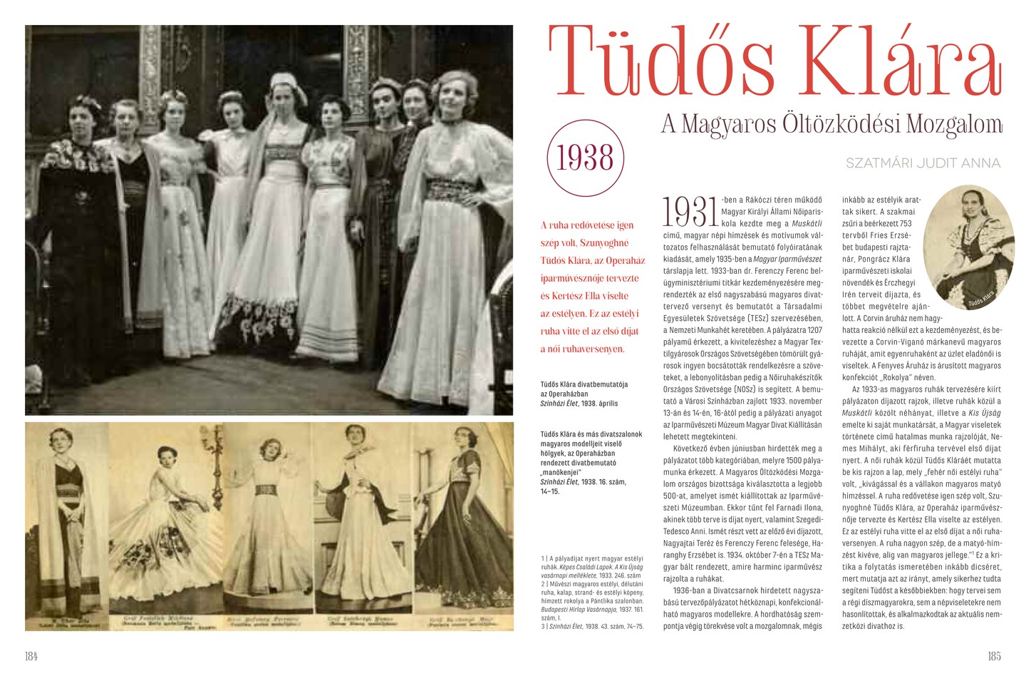 A Divat és város című könyv oldalpárja