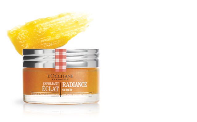 Tündöklő ragyogás arcradír L`OCCITANE 8950 Ft/75 ml (119,3 Ft/1 ml)