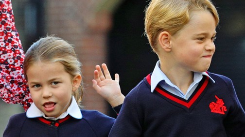 György herceg és Sarolta hercegnő a legcukibbak a suli első napján