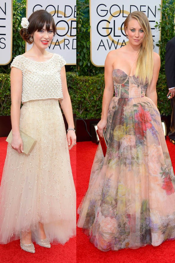 Zooey Deschanel, Kaley Cuoco