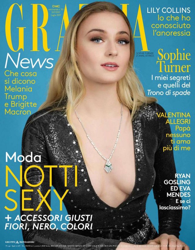 Sophie Turner a Grazia címlapján