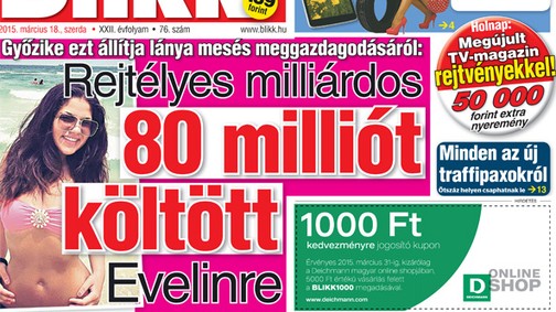 Meztelen nő helyett ajándék 1000 forint