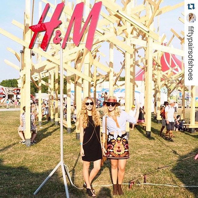 Az idén a H&M óriási aktivitással volt jelen a Szigeten.