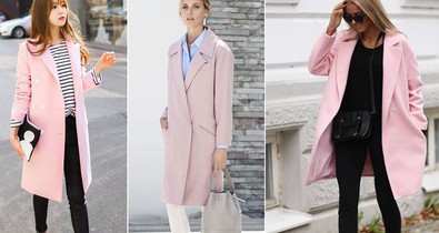 GLAMOUR-napokon olcsóbban: Szuper őszi trend - Rózsaszínű kabát