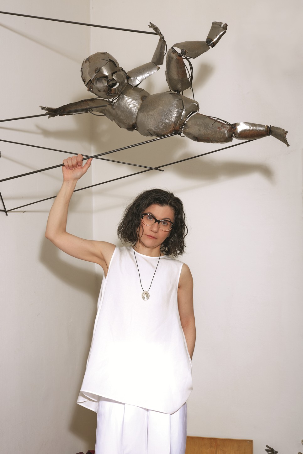 Rabóczky Juditnak már több sikeres kiállítása is volt - Top, nadrág és nyaklánc: COS