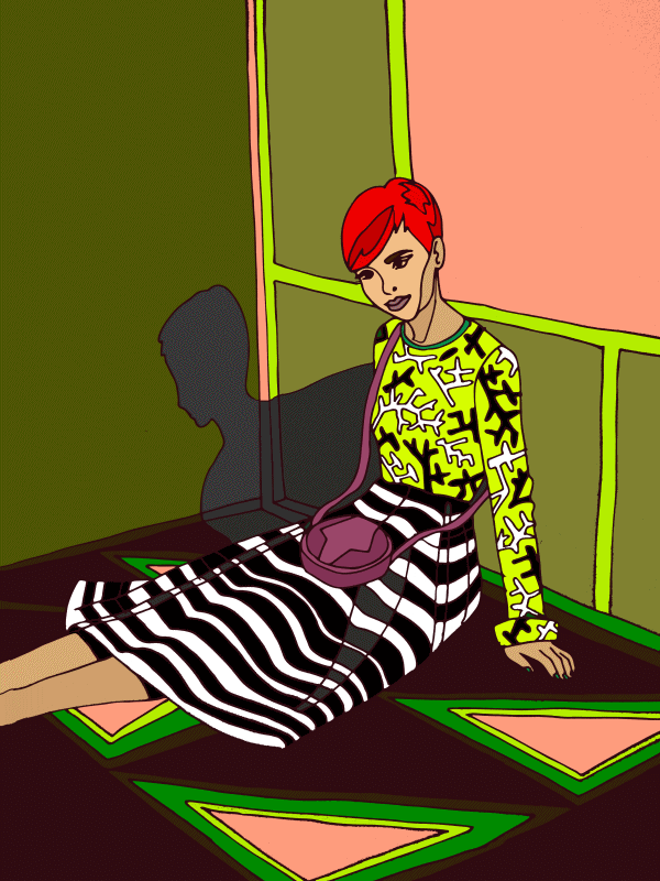 Divatkifestő, Glamour, Vogue, kifestő, színezés, gif, divatfotó, divatszerkesztő, Pintér Judit, Kökény Nikoletta, photoshop, divat