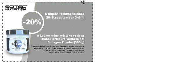 Újítsd meg a bőröd belülről! 20% kedvezmény a Scitec Nutrition tengeri kollagénes táplálékkiegészítőjére