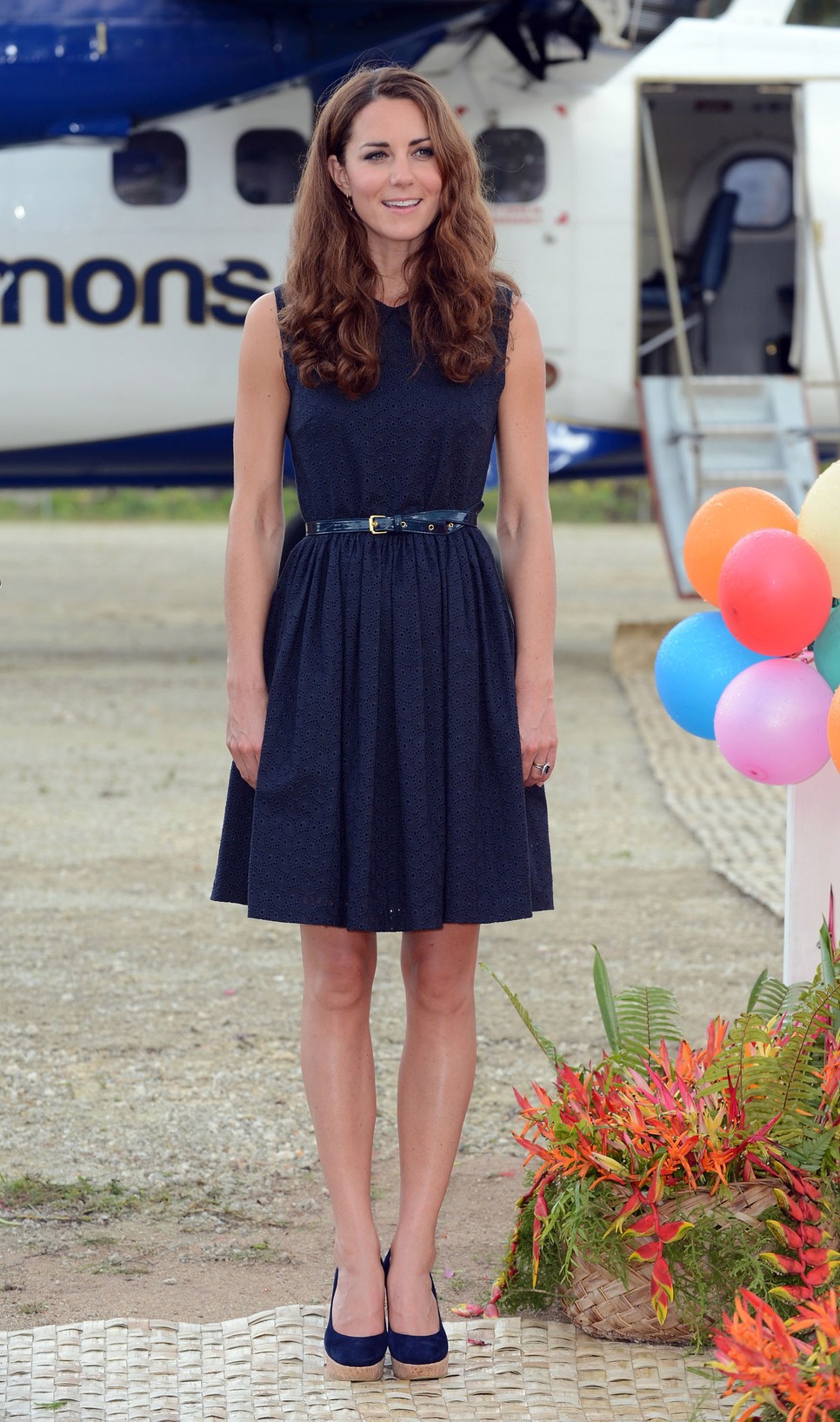 Ez a csinos kék Mulberry darab is megállta a helyét a 2012-es turné alkalmával