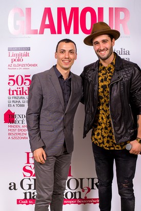 Király Viktor a GLAMOUR és az ARÉNA Pláza közös Stylistversenyén