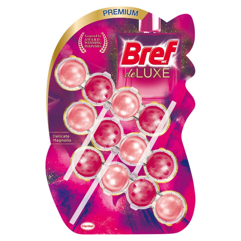 Bref Deluxe Delicate Magnolia WC frissítő 3 x 50 g az ecofamily.hu-n GLAMOUR kuponnal, 20 % kedvezménnyel 1272 Ft.