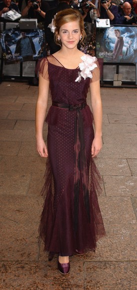 Emma Watson a Harry Potter és az azkabani fogoly londoni premierjén 2004-ben