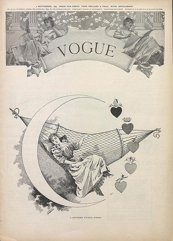 Ez a csodásan ábrándos rajz az 1893-as szeptemberi lapszám borítóját díszítette.