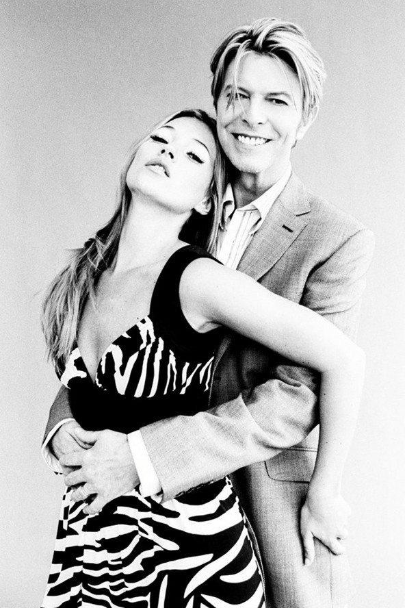Kate Moss és David Bowie 2003-ban