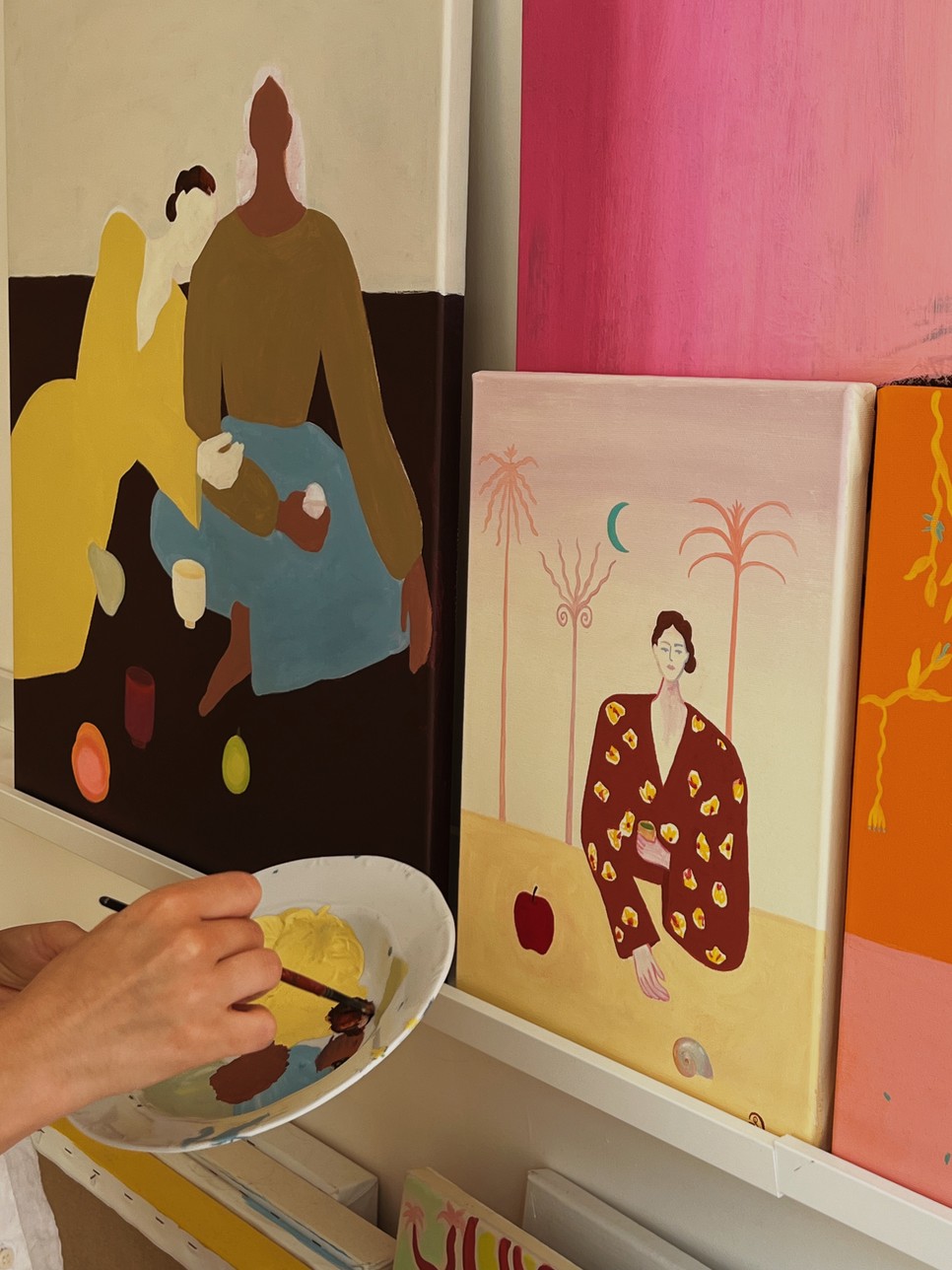 A festőnő művészete az Instagram által vált egyre ismertebbé